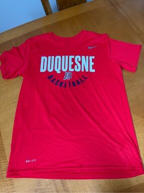 Nike Red Duquesne Basketball Dri-FIT Tee